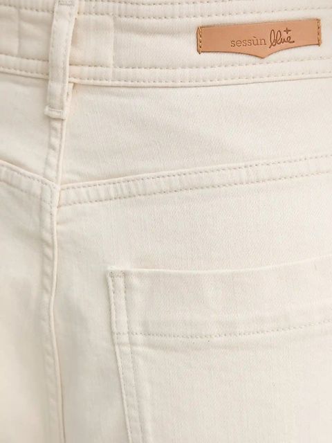 Sessun jeansy damskie kolor beżowy 25207010 - zdjęcie produktu nr 2