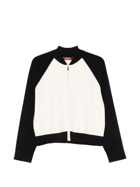 Max Mara zip-fastening cardigan - White - zdjęcie produktu nr 1