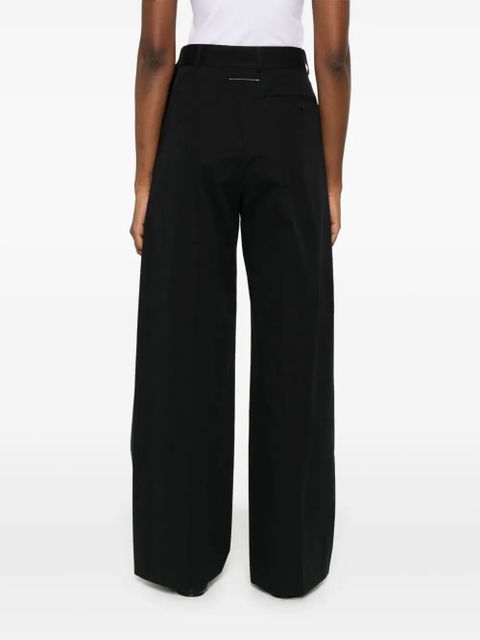 MM6 Maison Margiela deconstructed trousers - Black