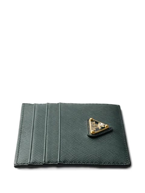 Prada Saffiano leather card holder - Green
