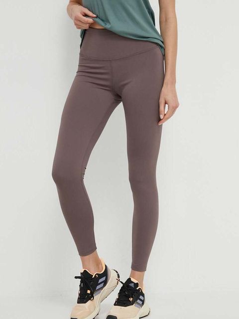 Helly Hansen legginsy sportowe Roam damskie kolor szary gładkie 63183 - zdjęcie produktu nr 1