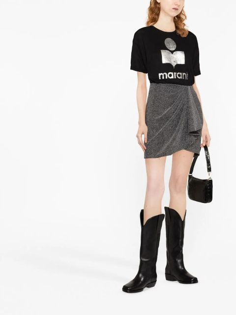 MARANT ÉTOILE Koldi logo-print T-shirt - Black