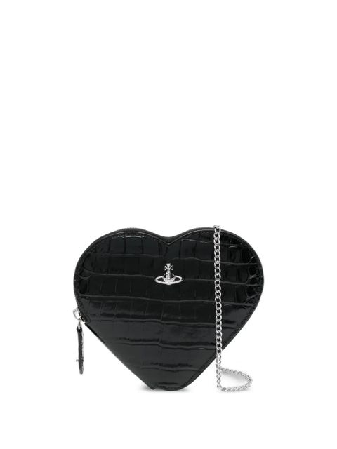 Vivienne Westwood heart-shape crossbody bag - Black - zdjęcie produktu nr 1