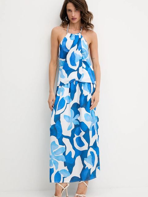 Morgan top damska kolor niebieski wzorzysta OJAVA.F