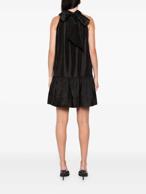 Simkhai tie-fastening mini dress - Black