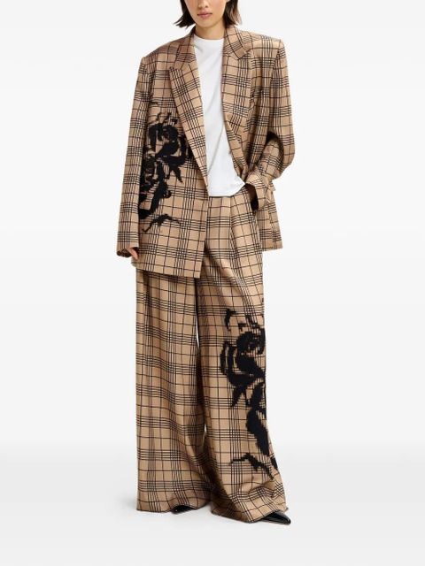 Essentiel Antwerp checked trousers - Neutrals - zdjęcie produktu nr 2