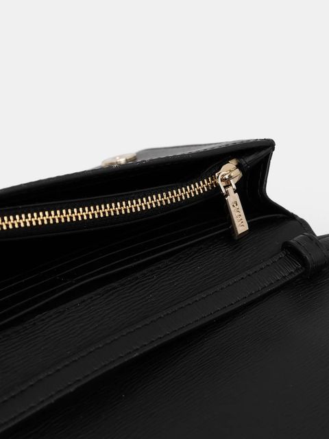 Dkny torebka skórzana kolor czarny R52E3K47