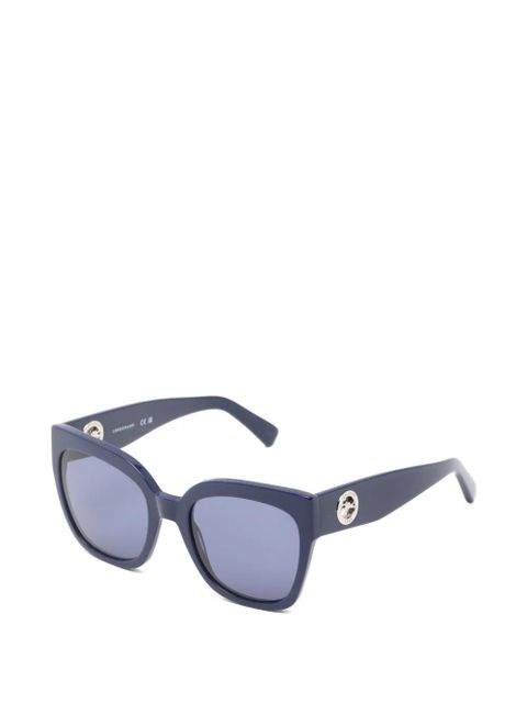 Longchamp logo-plaque sunglasses - Blue - zdjęcie produktu nr 2