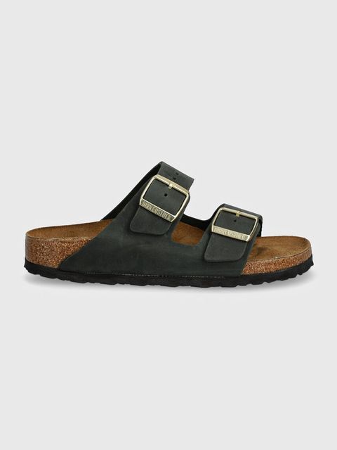 Birkenstock klapki nubukowe Arizona - zdjęcie produktu nr 1