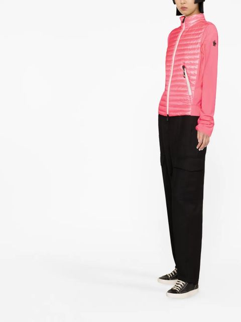 Moncler Grenoble Padded Zip-Up Sweatshirt - Pink