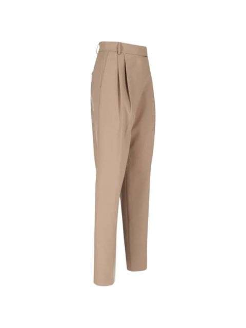 The Frankie Shop Bea pleated trousers - Neutrals