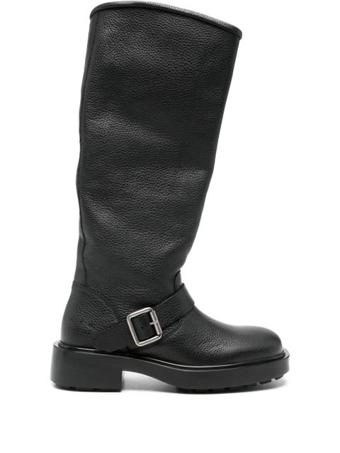 Copenhagen buckle-detail round-toe boots - Black - zdjęcie produktu nr 1
