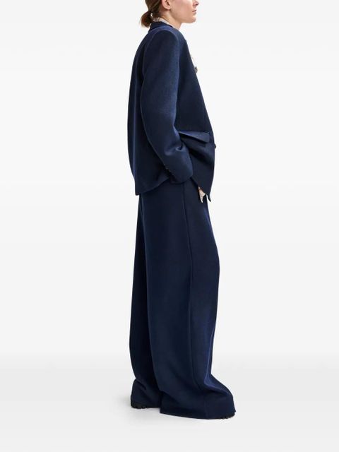 Essentiel Antwerp pleated wide-leg trousers - Blue