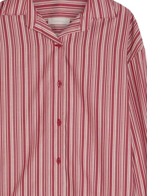 Faithfull the Brand striped-pattern buttoned shirt - Red - zdjęcie produktu nr 2