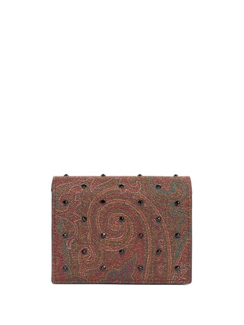ETRO rhinestone paisley bi-fold wallet - Brown - zdjęcie produktu nr 2