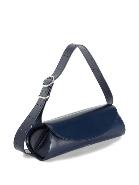 Jil Sander small Cannolo leather shoulder bag - Blue - zdjęcie produktu nr 2