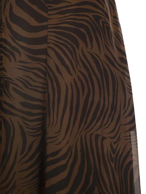Max Mara Alice halterneck printed maxi dress - Brown