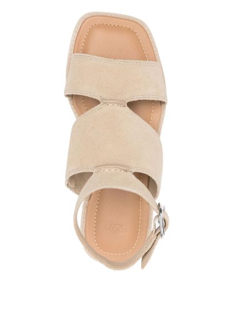 UGG Delray R 2.400 ankle-strap suede sandals - Neutrals