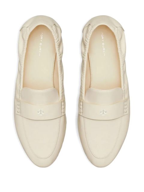 Tory Burch Ballet ruched-detail loafers - Neutrals - zdjęcie produktu nr 2