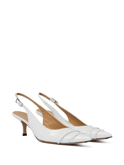 Maison Margiela 55mm Kinkies slingback pumps - White - zdjęcie produktu nr 2