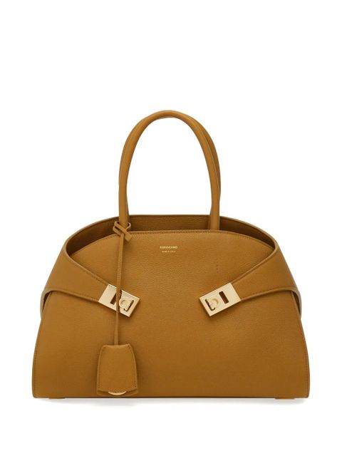 Ferragamo small Hug tote bag - Brown - zdjęcie produktu nr 1