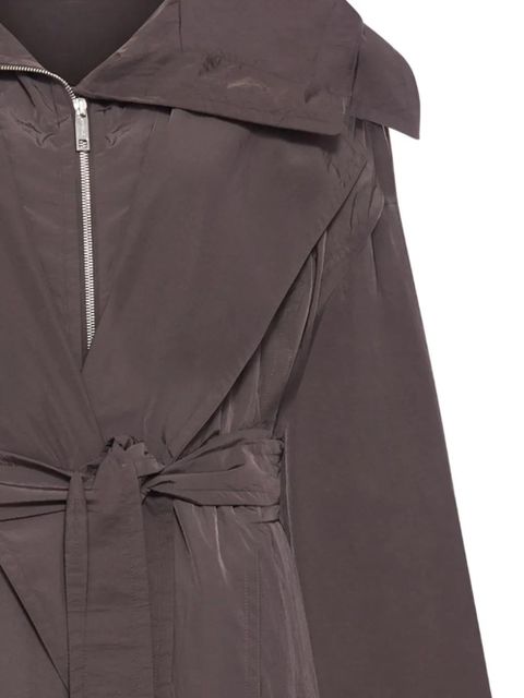 Sportmax zip-up belted coat - Brown - zdjęcie produktu nr 2