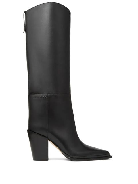 Jimmy Choo Cece 80mm pointed-toe boots - Black - zdjęcie produktu nr 1