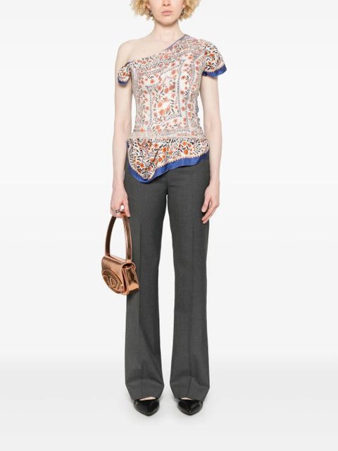 Marine Serre wide-leg trousers - Grey - zdjęcie produktu nr 2