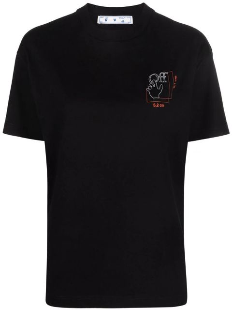 Off-White logo-print cotton T-shirt - Black - zdjęcie produktu nr 1