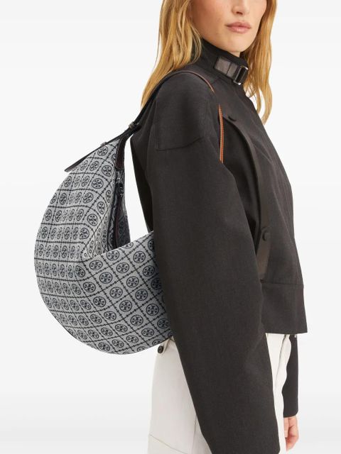 Tory Burch monogram-pattern bag - Black