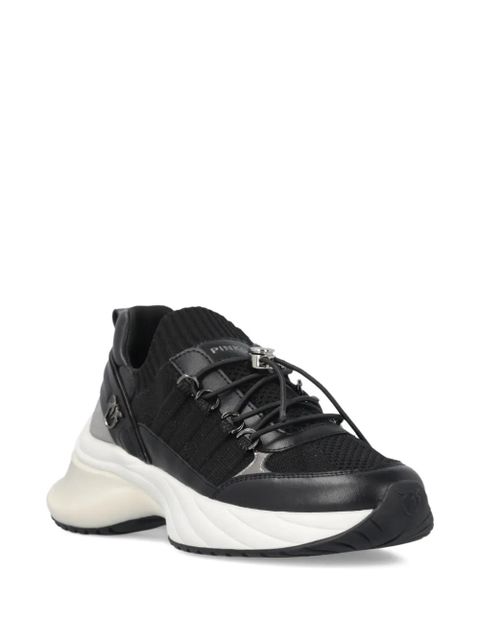 PINKO Ariel lace-up panelled sneakers - Black - zdjęcie produktu nr 2