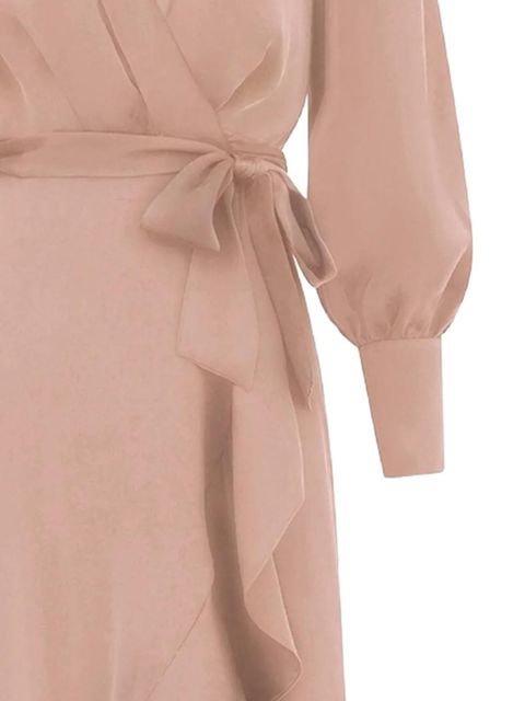 ZIMMERMANN midi ruffled wrap dress - Pink - zdjęcie produktu nr 2