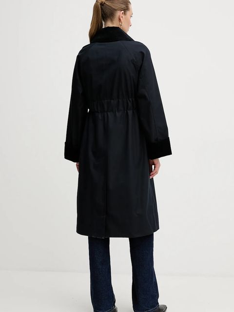 Barbour płaszcz Reagan kolor granatowy LSP0273