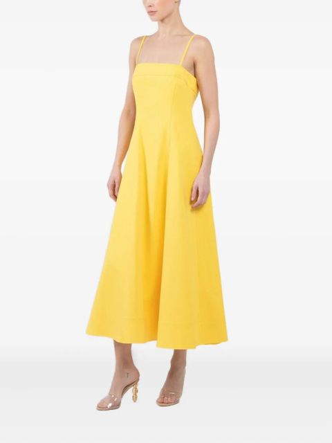 Simkhai Marisol sleeveless flared dress - Yellow - zdjęcie produktu nr 2