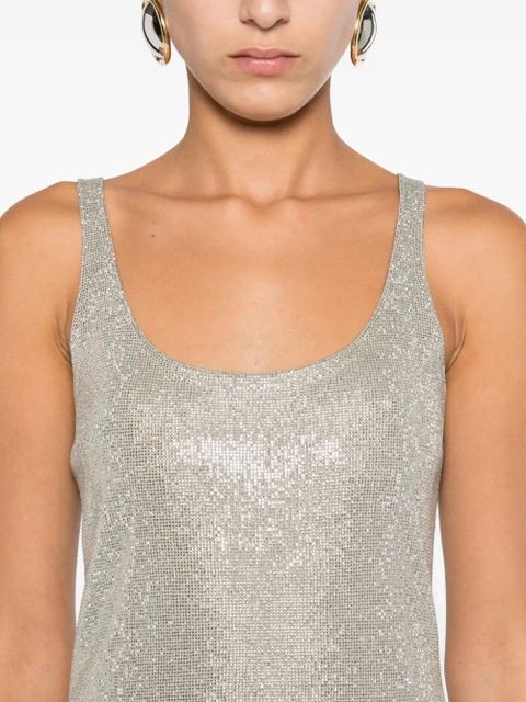 Alexander Wang sleeveless mini dress - Silver