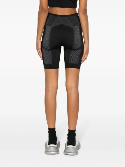 MISBHV logo intarsia-knit cycling shorts - Black