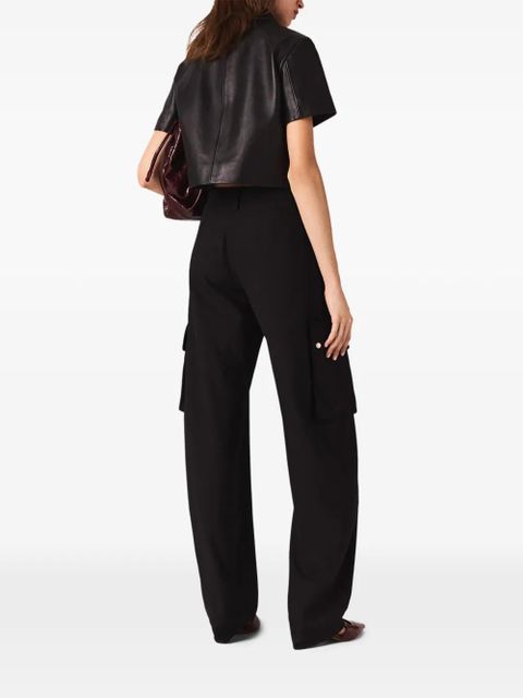 Maje buckled cargo pants - Black