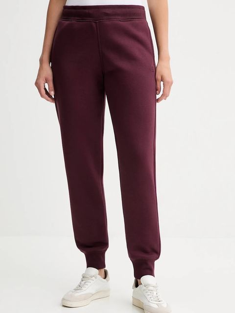 G-Star Raw spodnie dresowe kolor bordowy gładkie D21320-C235 - zdjęcie produktu nr 1