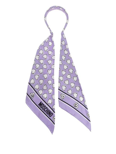 Moschino scarf headband - Purple