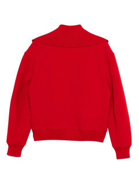 Jil Sander high-neck zip-up jacket - Red - zdjęcie produktu nr 2