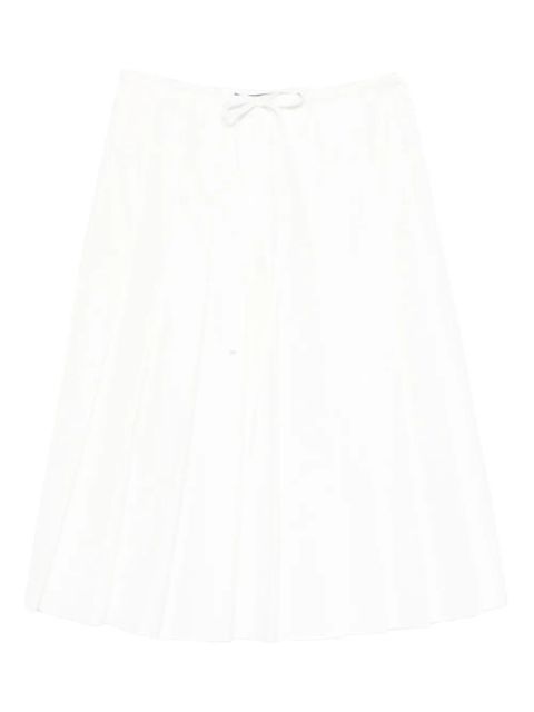 Prada pleated midi skirt - White - zdjęcie produktu nr 1