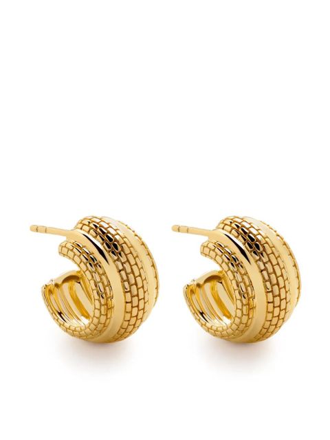 Monica Vinader small Heirloom hoop earrings - Gold - zdjęcie produktu nr 1