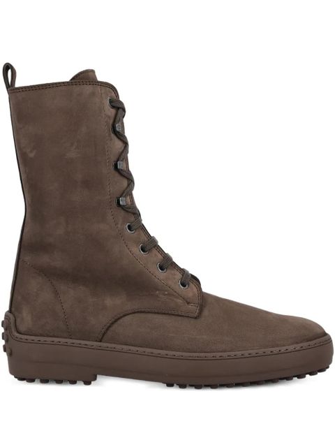 Tod's Gommino lace-up boots - Brown - zdjęcie produktu nr 1