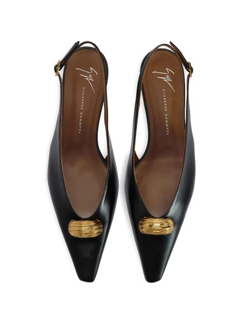 Giuseppe Zanotti Virginia slingback ballet flats - Black