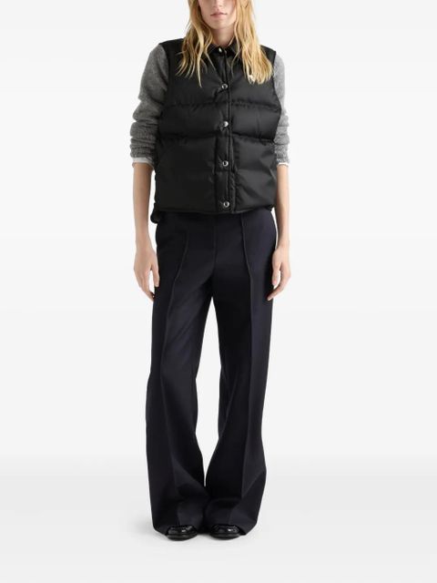 Prada Re-Nylon down vest - Black