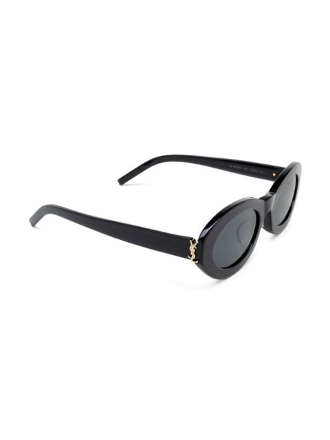 Saint Laurent Eyewear SLM136 oval-frame sunglasses - Black