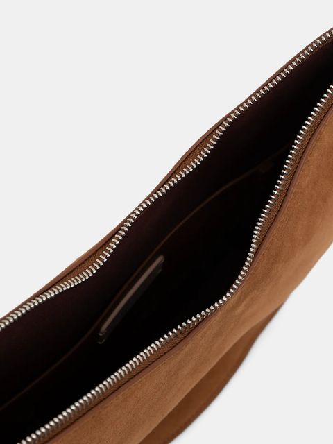 Coccinelle torebka zamszowa COCCINELLESUNUP SUEDE kolor brązowy E1 QKG 13 01 01