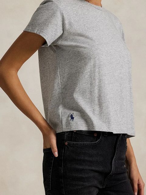 Polo Ralph Lauren t-shirt damski kolor szary 211967102