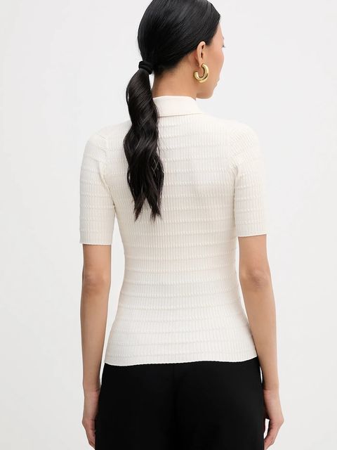 Marella t-shirt LEGNO damskie kolor beżowy 2613361101200