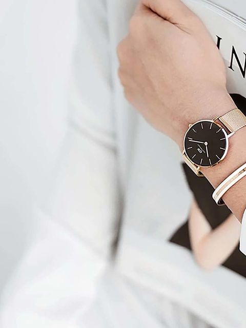 Daniel Wellington zegarek Petite 28 Melrose damski kolor różowy - zdjęcie produktu nr 2